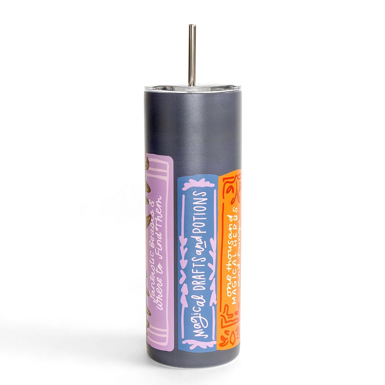 Magic School Textbooks Tumbler & Straw