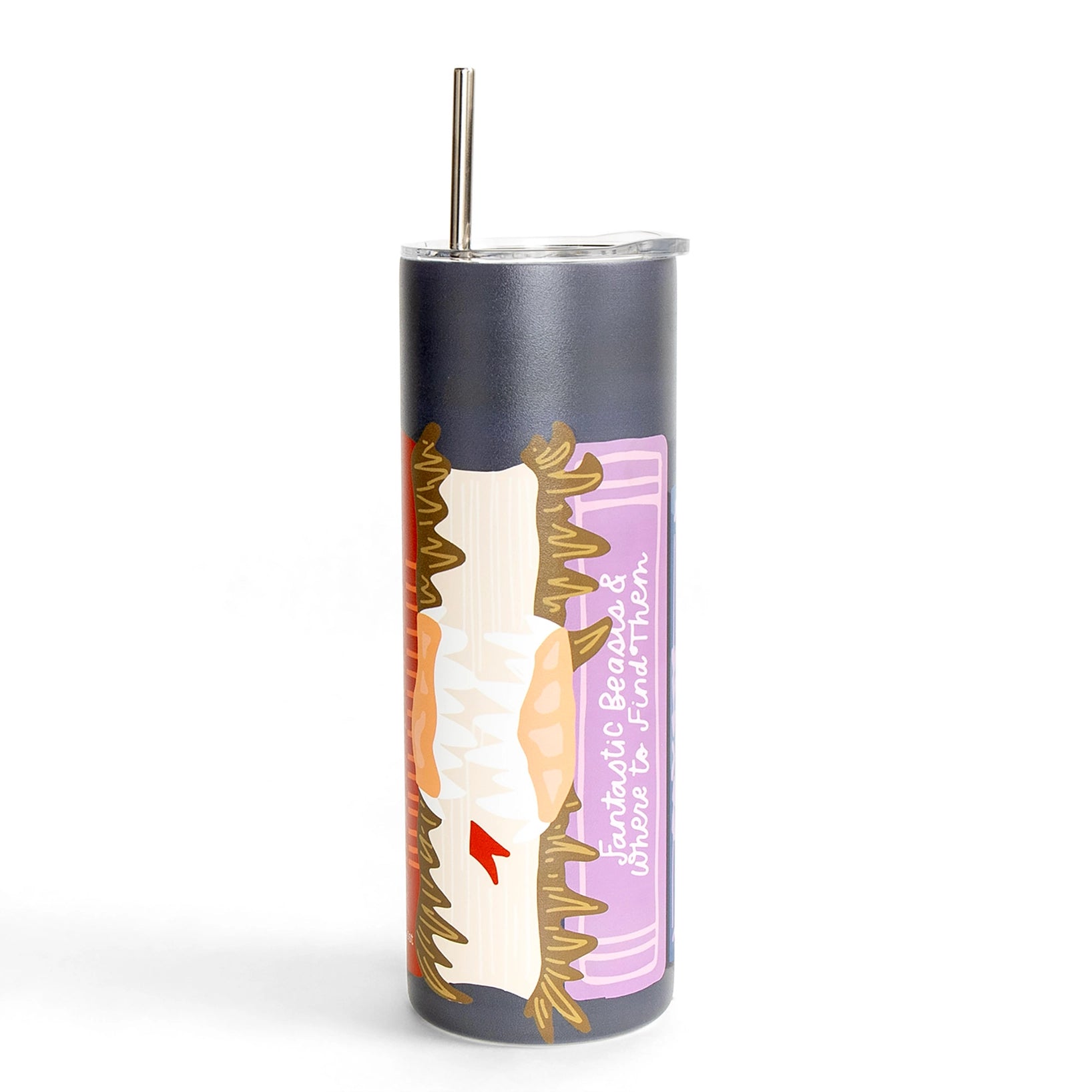 Magic School Textbooks Tumbler & Straw