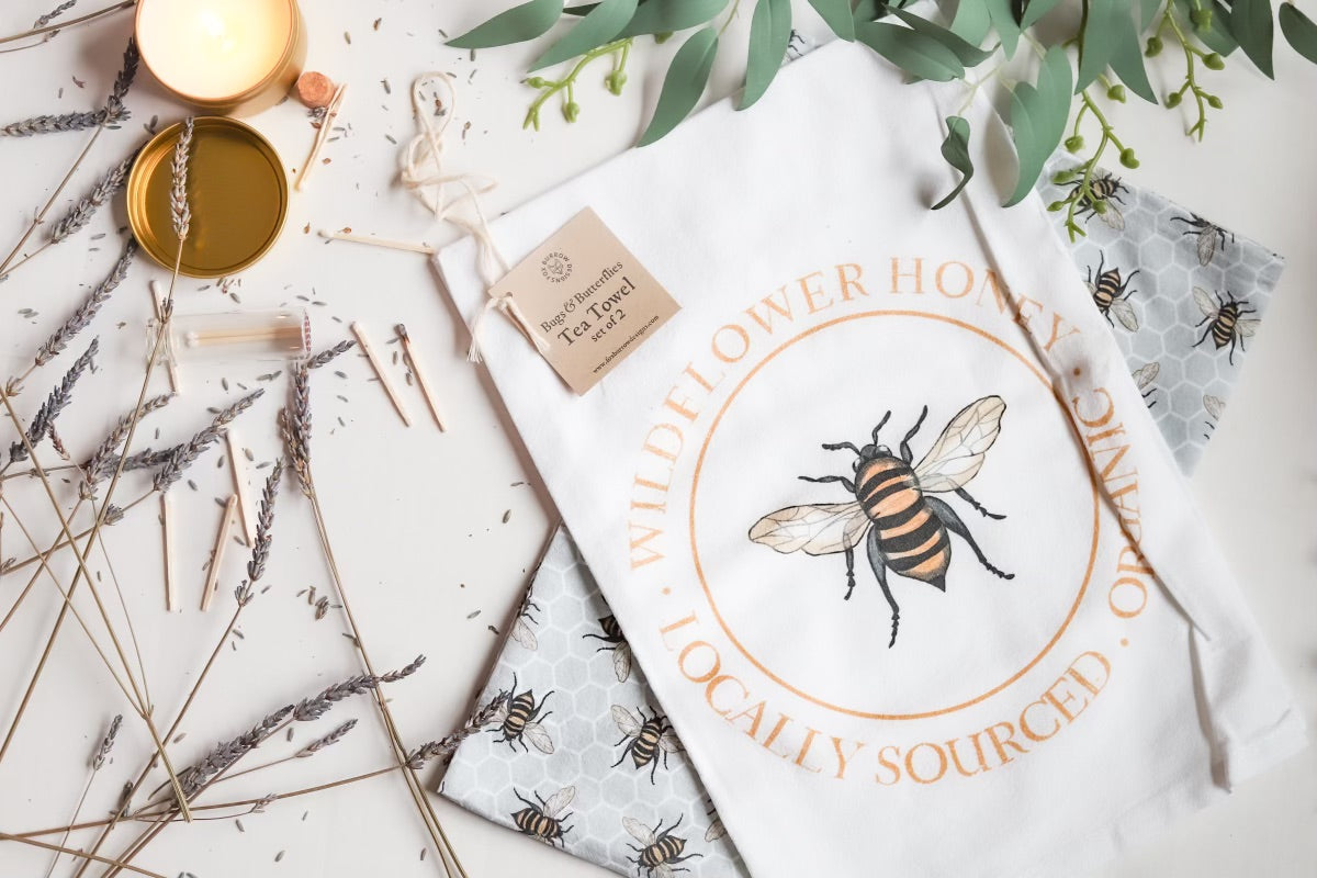 Bee Tea Towel Set