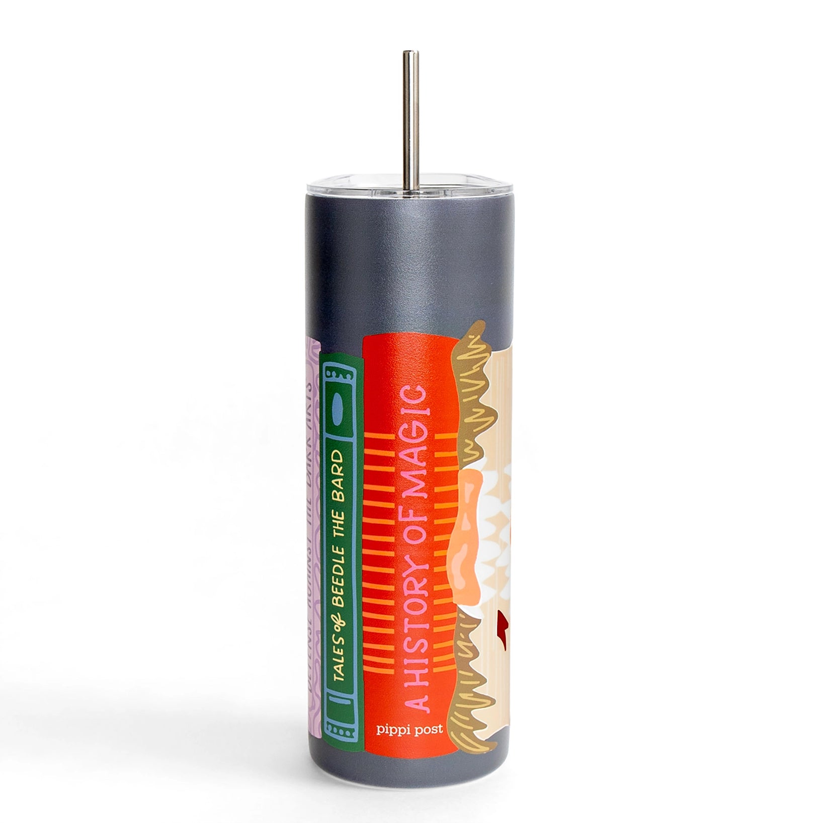 Magic School Textbooks Tumbler & Straw