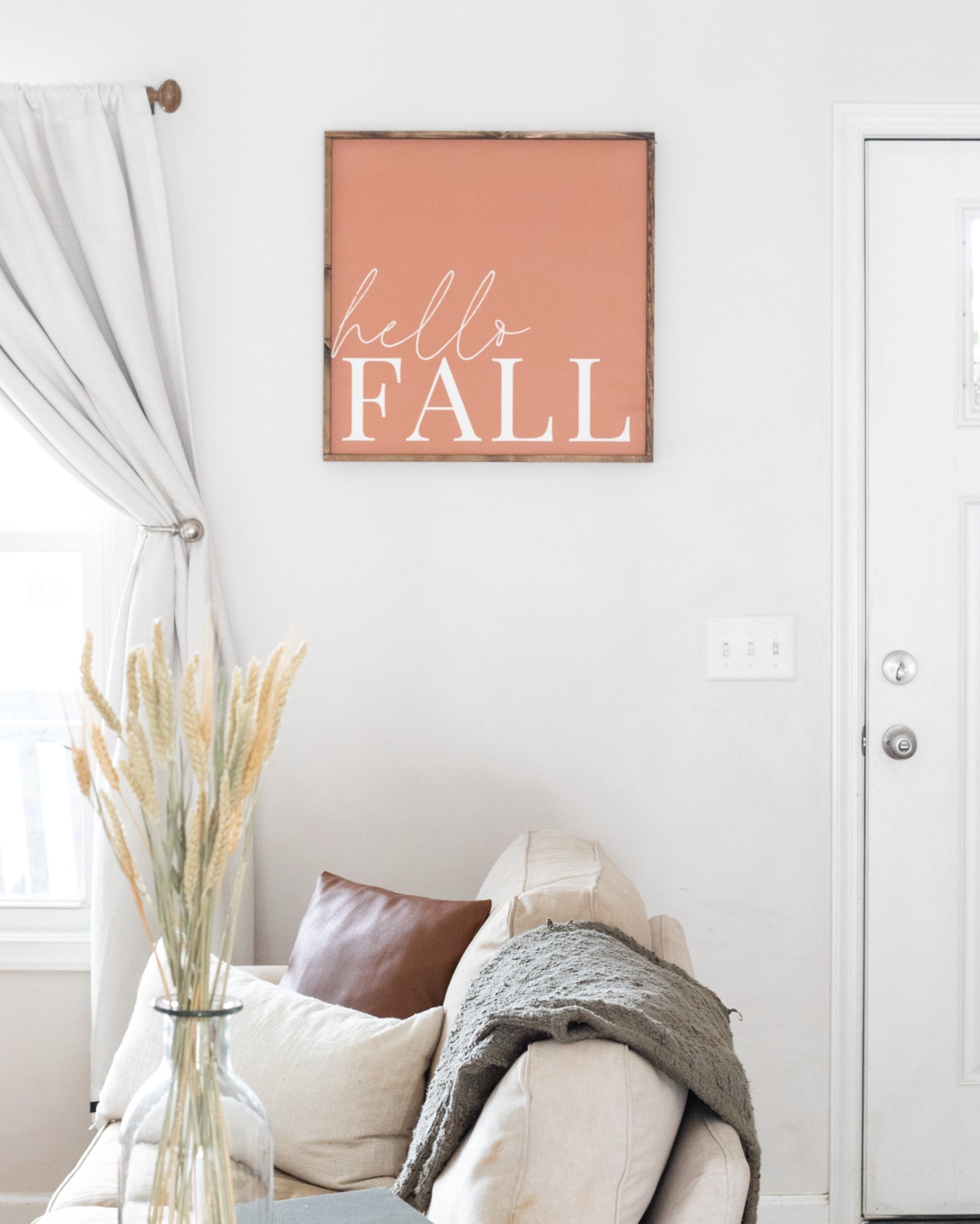 Hello Fall Sign