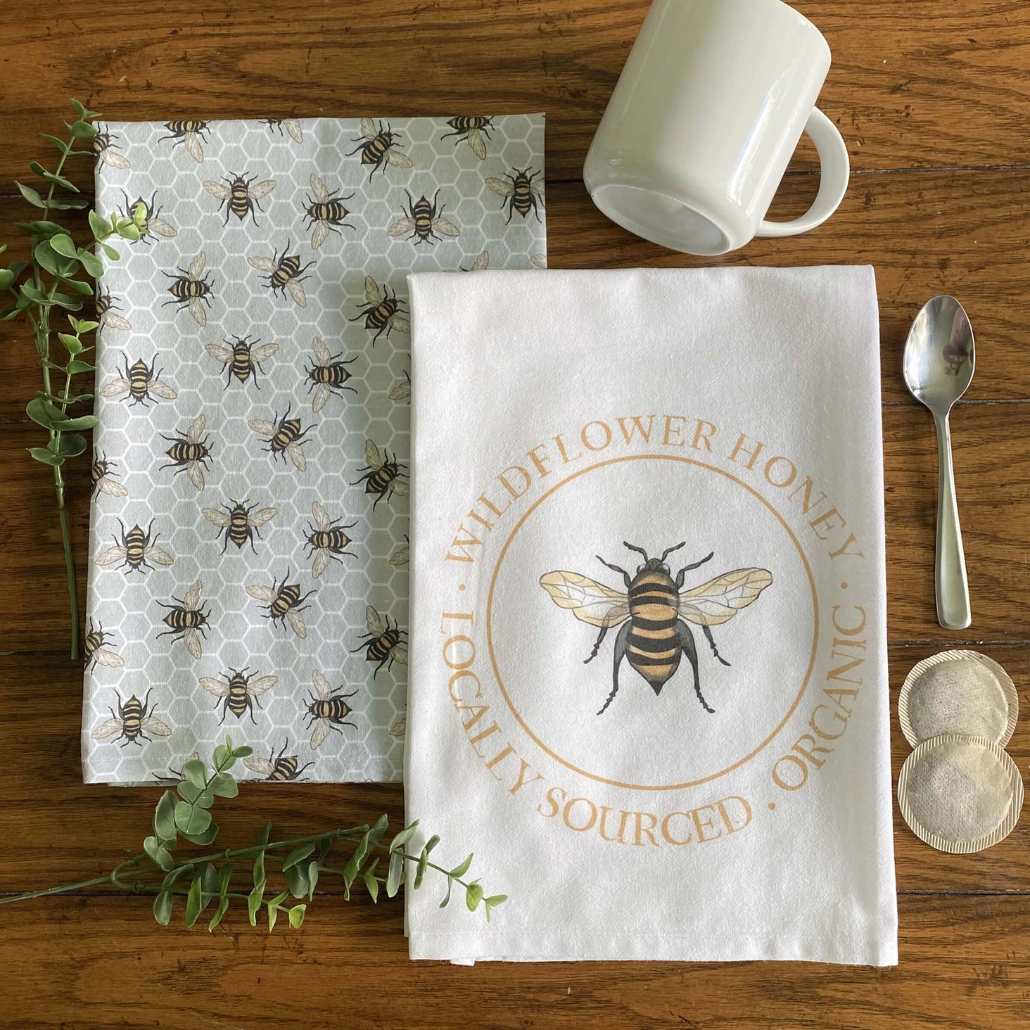 Bee Tea Towel Set