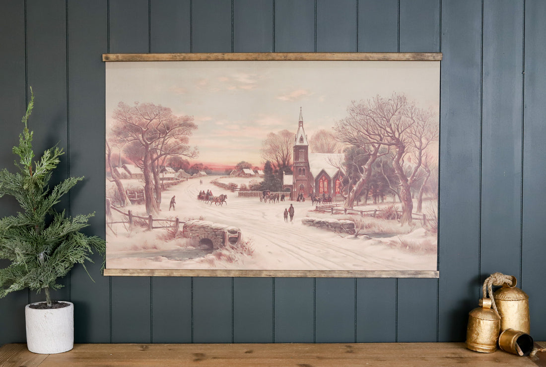 Winter Scene Canvas