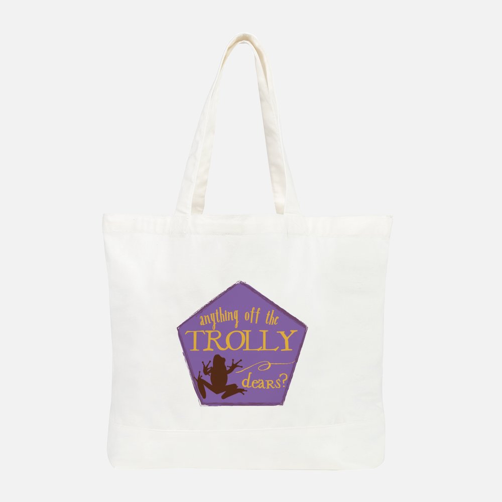 Chocolate Frog - Large Canvas Tote