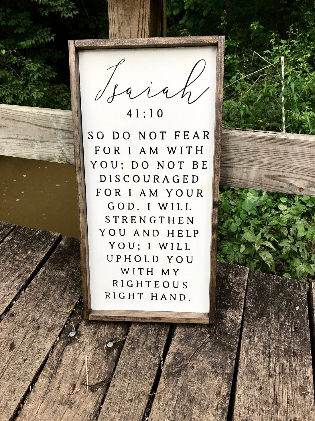 Isaiah 41:10 Sign