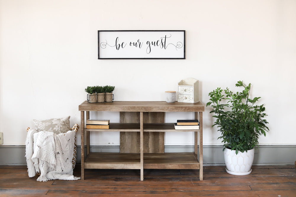Be Our Guest Sign