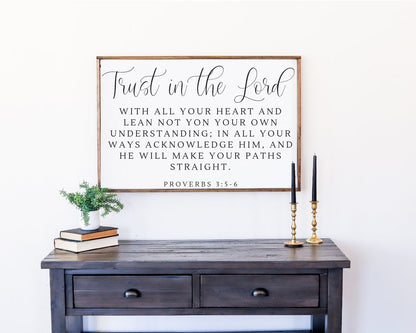 Trust in the Lord Sign