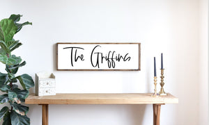 Last Name Sign