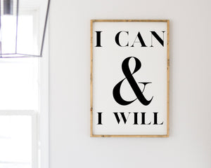 I Can and I Will Sign