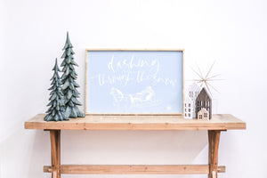 Dashing Through the Snow